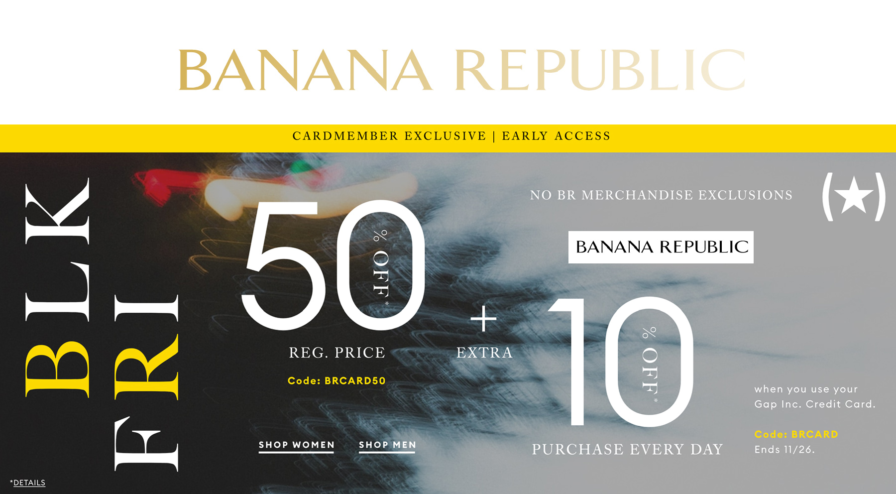 banana republic sale