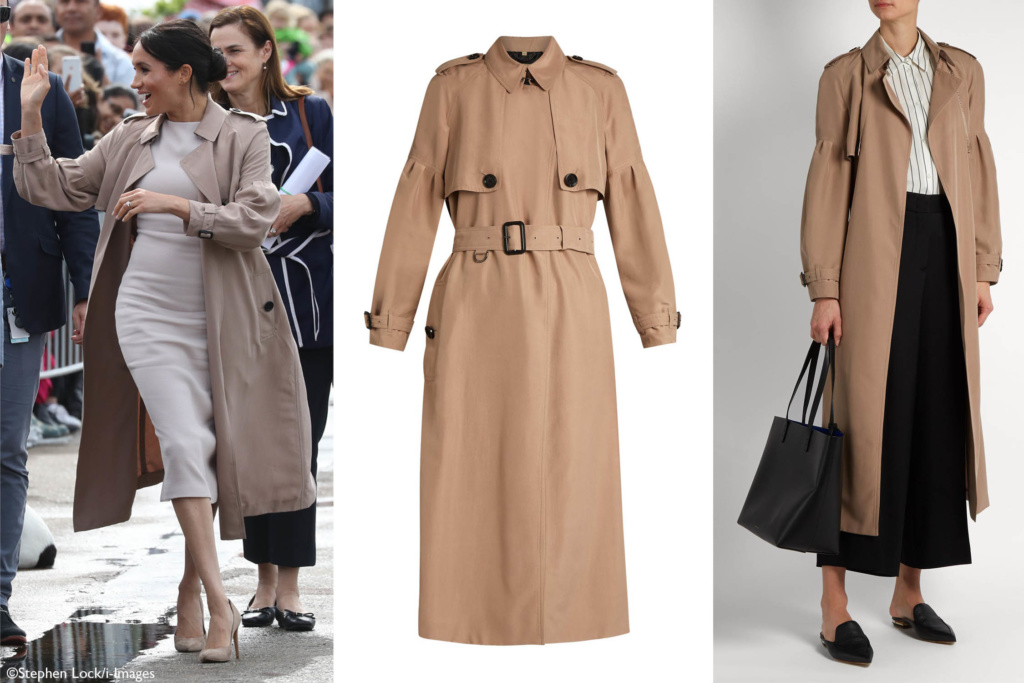 Meghan S Coats Trench, Burberry Maythorne Silk Trench Coat